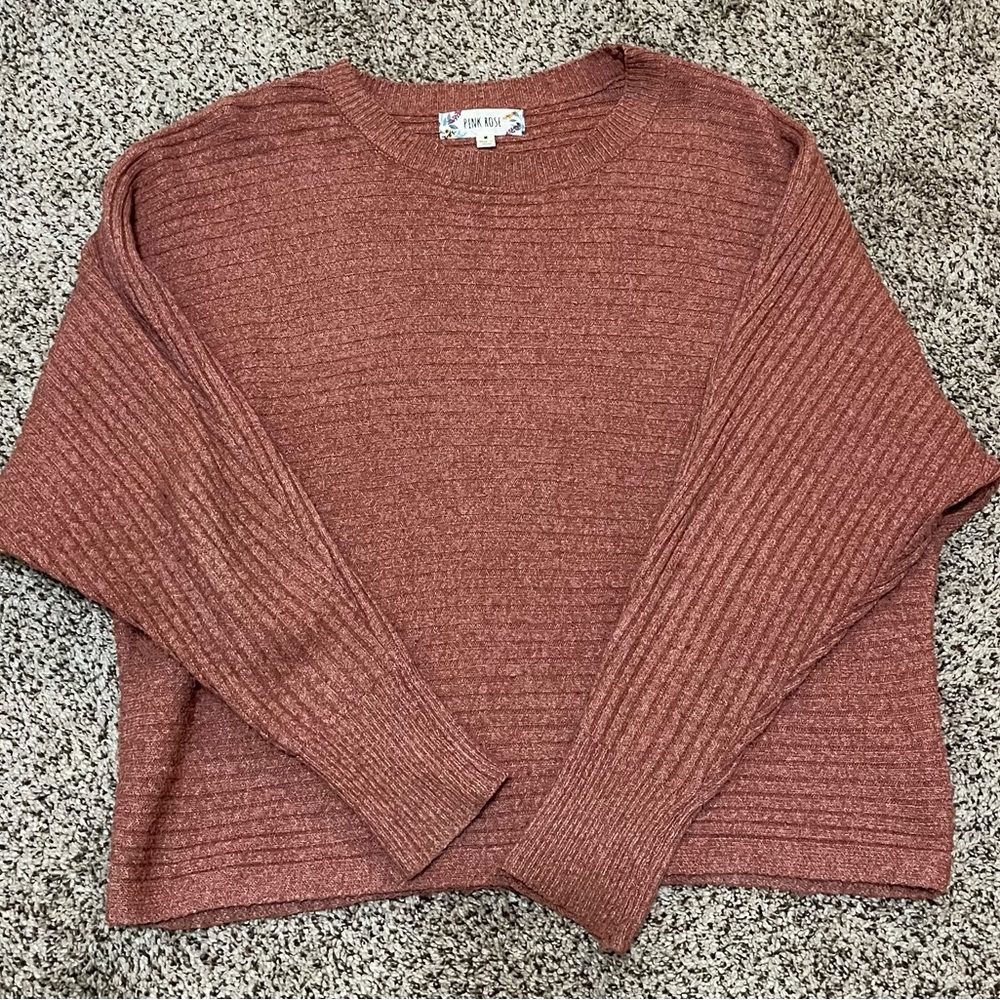 Pink Rose Sweater